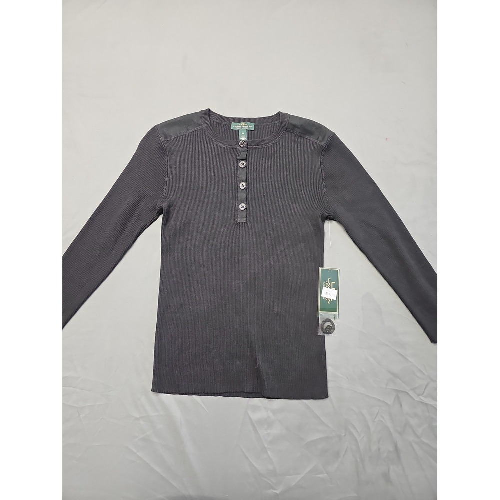 Lauren Ralph Lauren Women's "Size XS" Ribbed Long Sleeve Sweater 100% Cotton